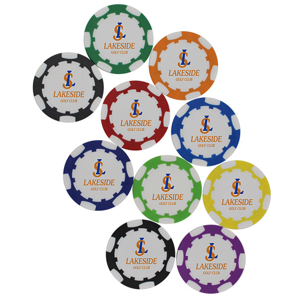 Poker Chip Golf Ball Marker