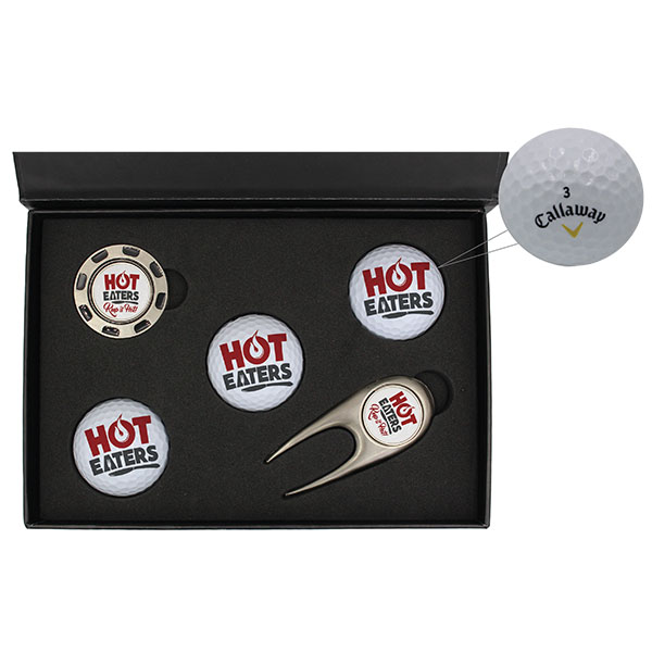 Callaway Scotmans Premium Gift Box with Divot Repair Tool and Metal Poker Chip